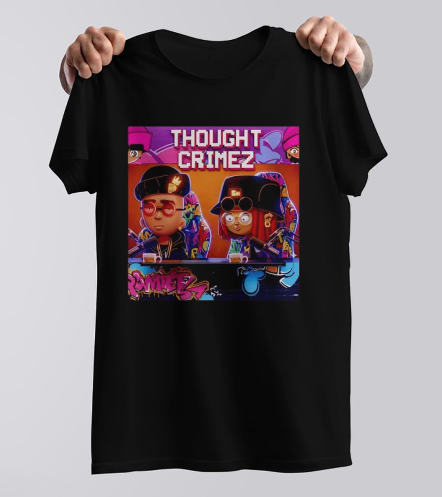 Thought Crimez Ramitez MP SIN Podcast T-Shirt