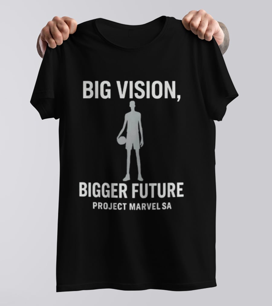 Victor Wembanyama Big Vision Bigger Future Project Marvel SA T-Shirt