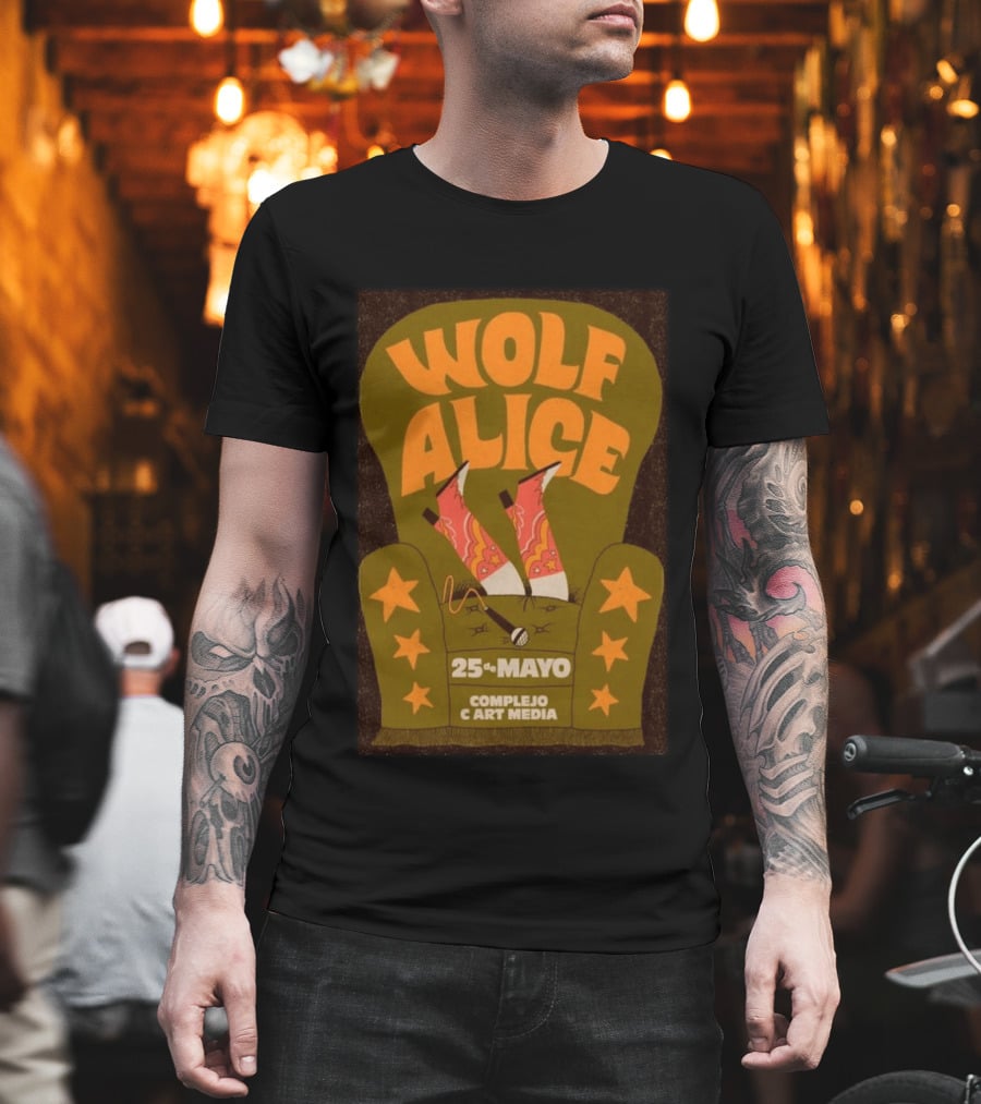 Wolf Alice Complejo C Art Media 25 De Mayo 2026 T-Shirt
