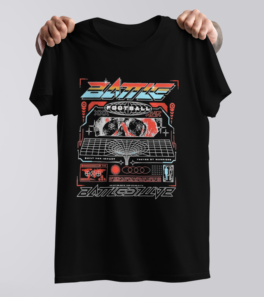 BattleStyles Built For Impact Tested By Warriors Tactical Blueprint T-Shirt