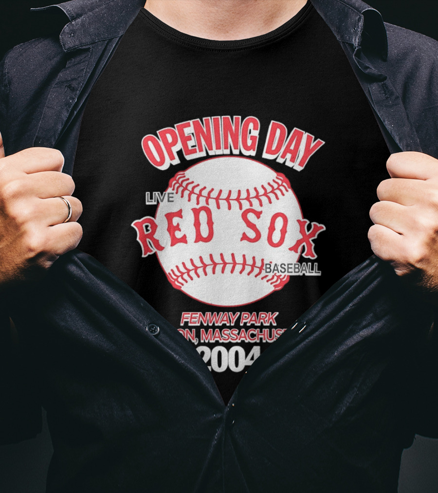 Opening Day Red Sox Fenway Park Boston Massachusetts 2004 T-Shirt