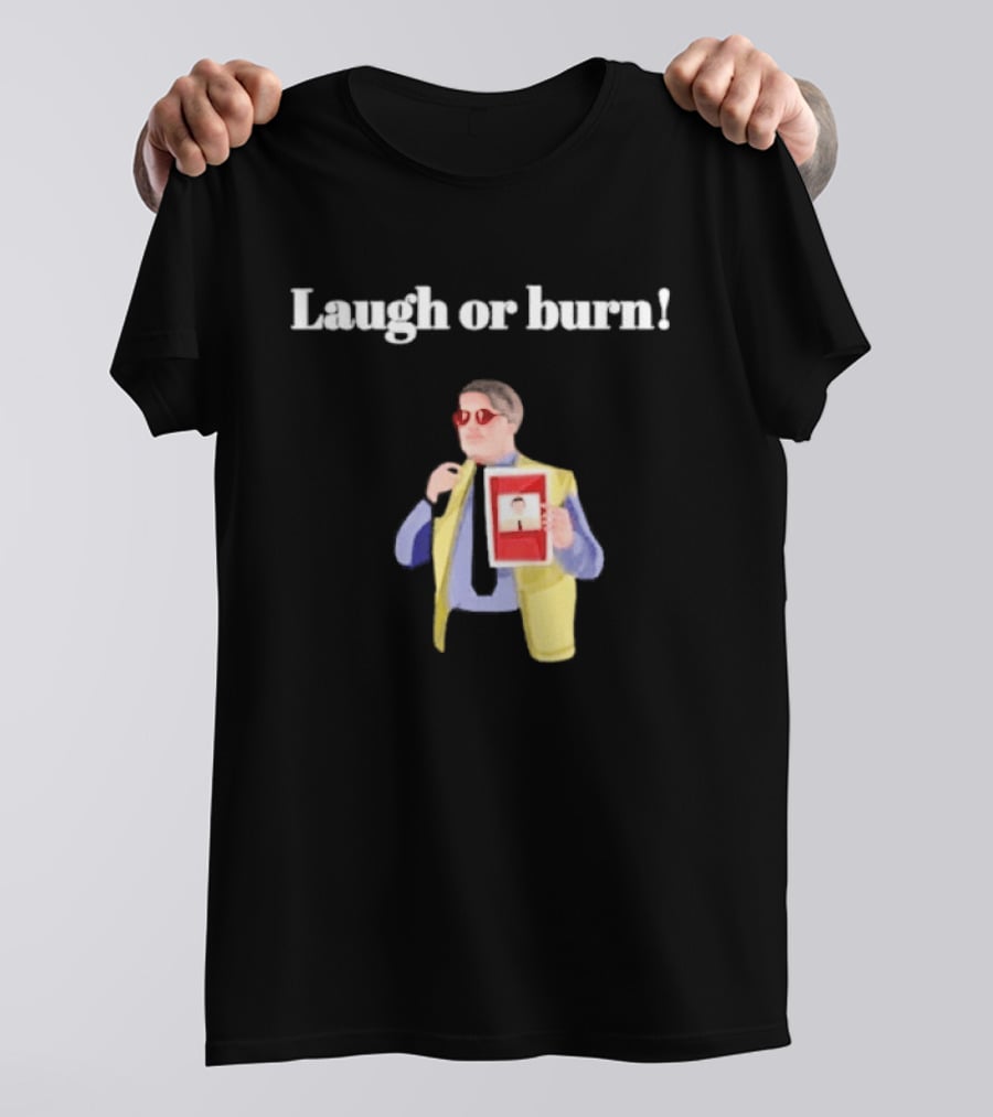 Hannibal Lecter Laugh Or Burn Will Graham The Running Man T-Shirt