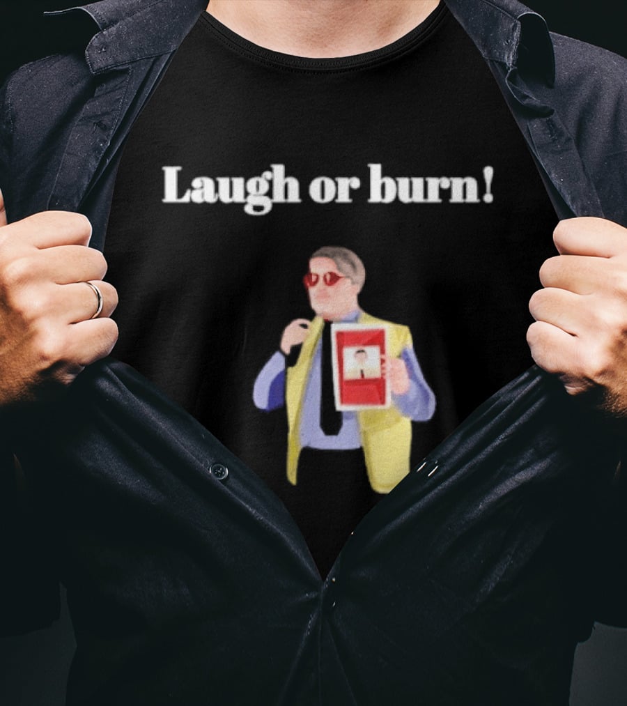Hannibal Lecter Laugh Or Burn Will Graham The Running Man T-Shirt