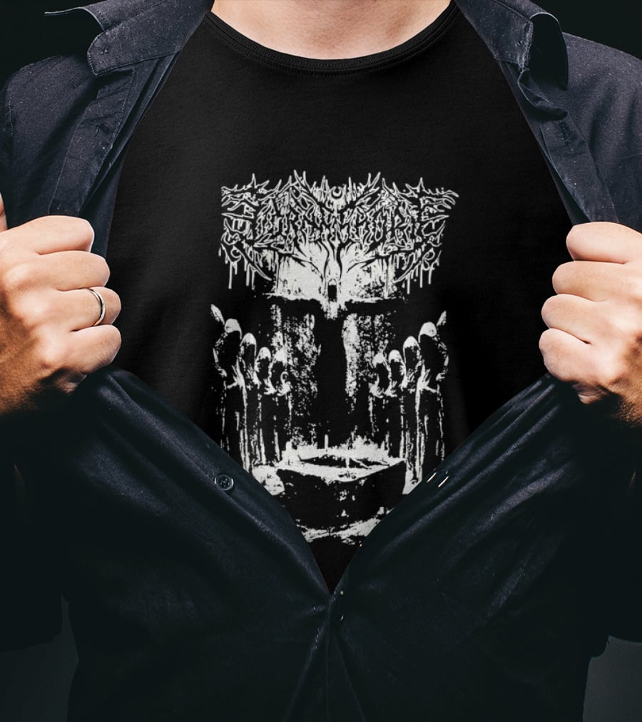 Burning Church Heavy Metal Ritual Tree Of Life T-Shirt