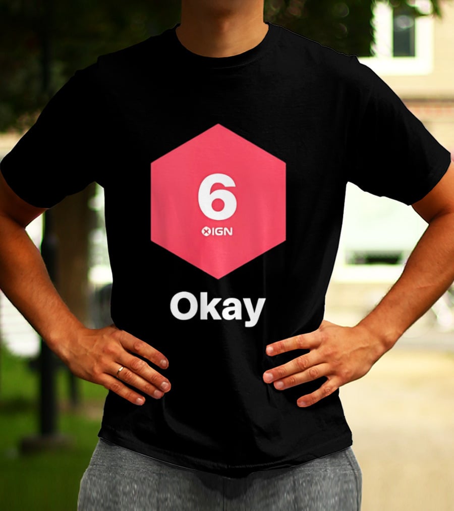 IGN Gaming Review Meme Culture 6 Okay Rating T-Shirt