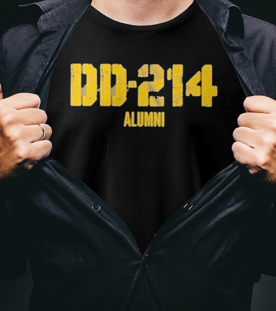 DD 214 Alumni US Military Veterans T-Shirt