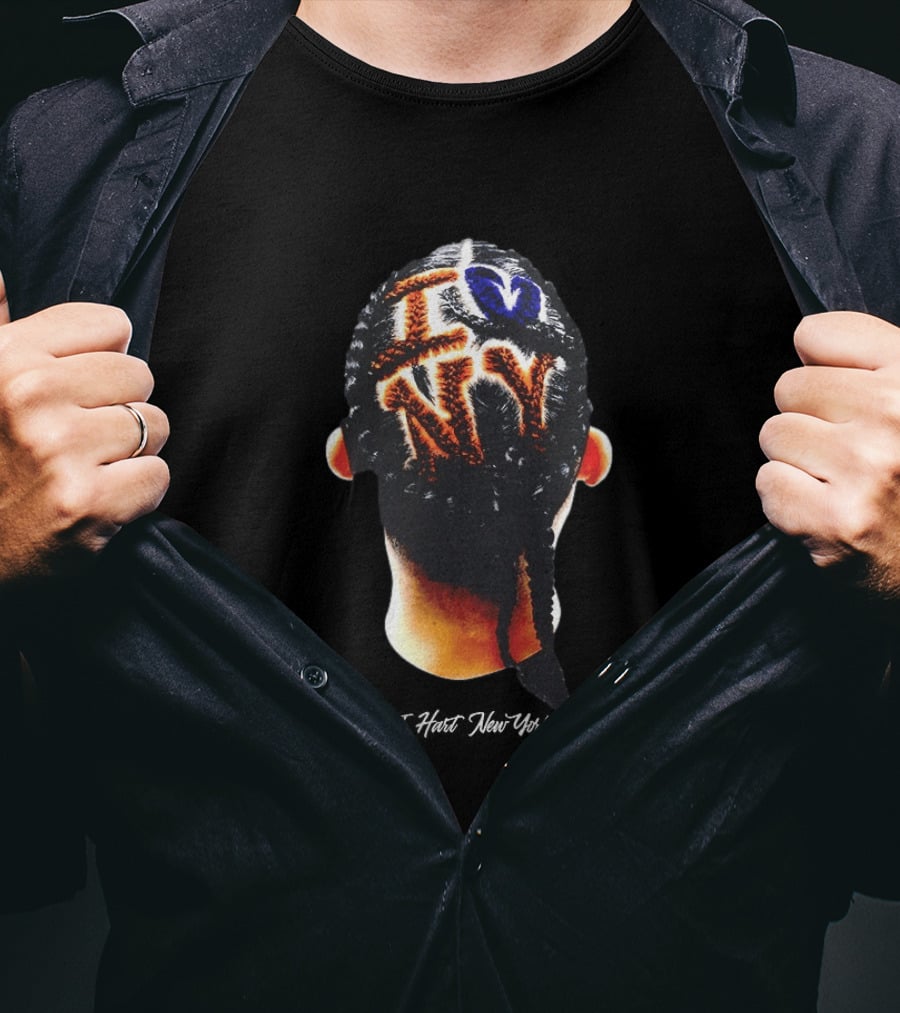 Josh Hart I Love New York Knicks NBA Hair 2026 T-Shirt