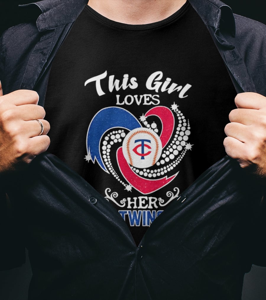 This Girl Loves Her Minnesota Twins MLB Team T-Shirt