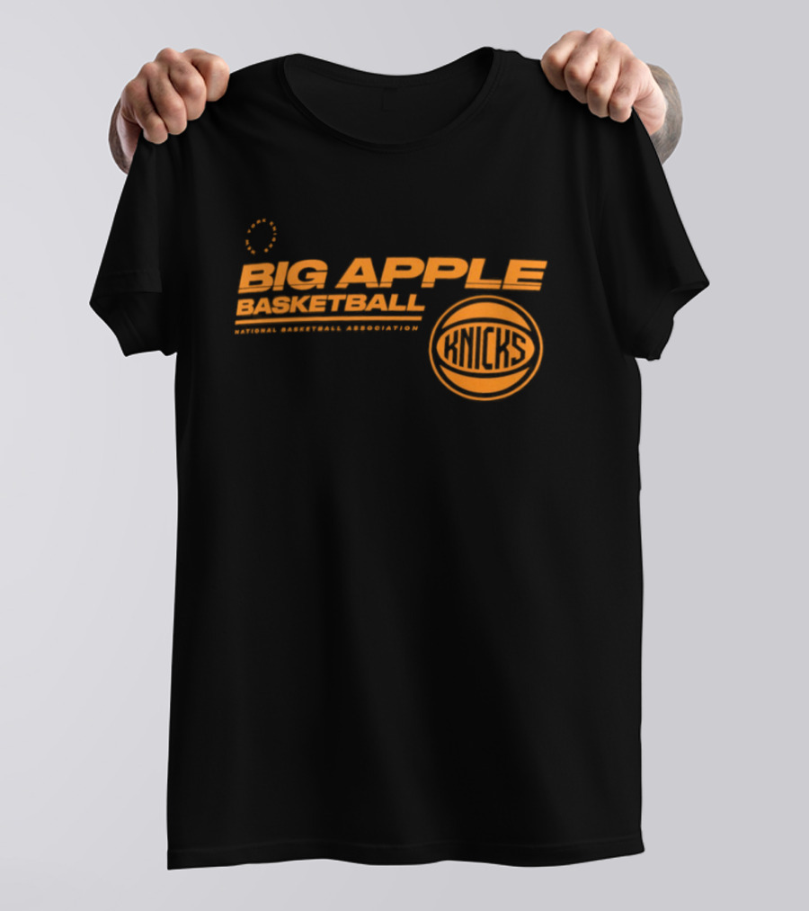 Big Apple Basketball New York Knicks National Basketball Association T-Shirt