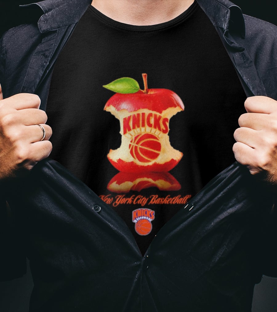 New York Knicks Big Apple Basketball NYC T-Shirt