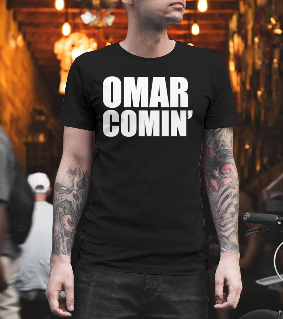 Omar Comin The Wire HBO Baltimore David Simon Michael K Williams USA T-Shirt