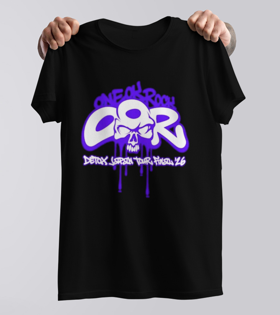 One Ok Rock Cor Skull Detox Japan Tour Final '26 T-Shirt