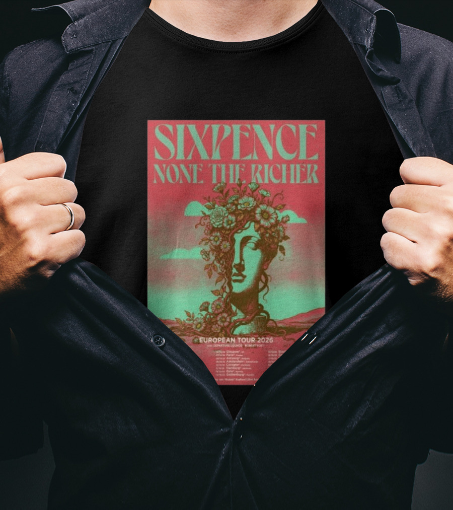 Sixpence None The Richer European Tour 2026 London Frankfurt Paris Dates T-Shirt