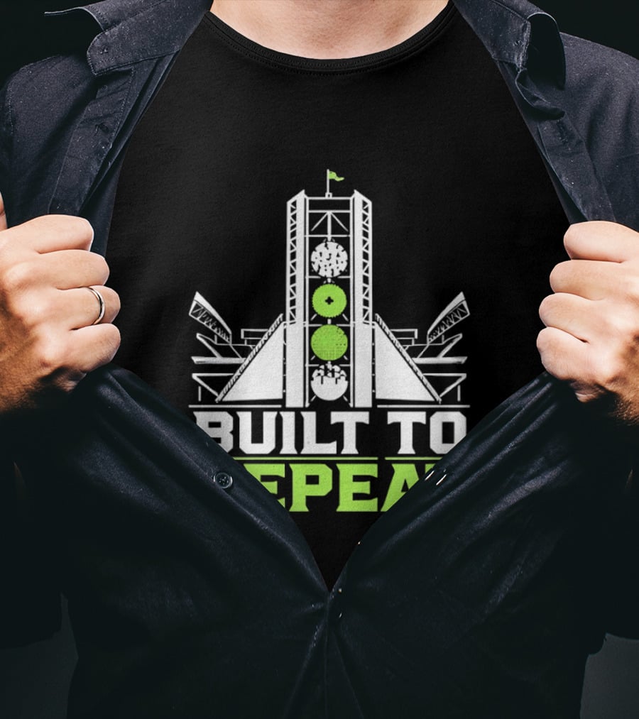 Seattle Seahawks Built To Repeat Stadium Celebration T-Shirt