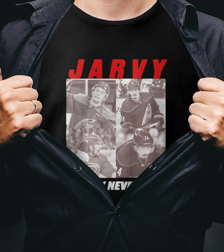 Seth Jarvis Jarvy Carolina Hurricanes Energy Never Dies T-Shirt