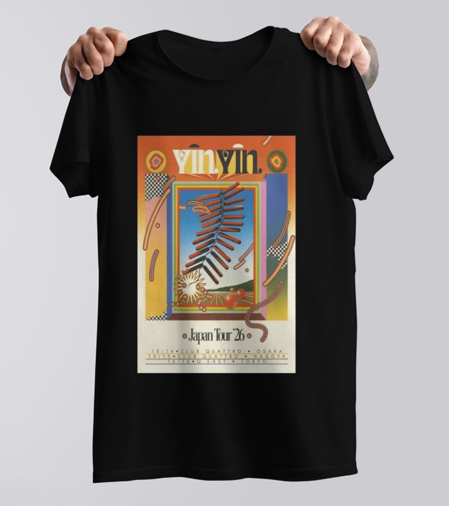YinYin Japan Tour 2026 Club Quattro Osaka Nagoya Tokyo T-Shirt
