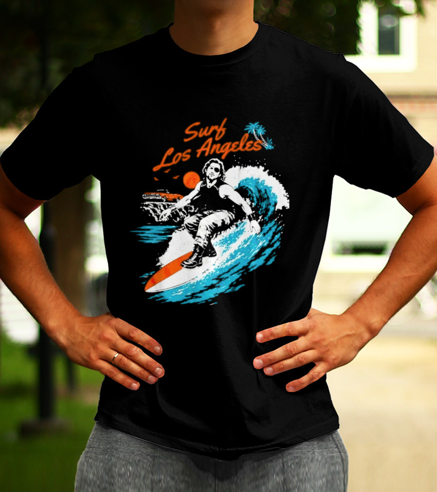 Surf Los Angeles Snake Plissken Escape From New York T-Shirt