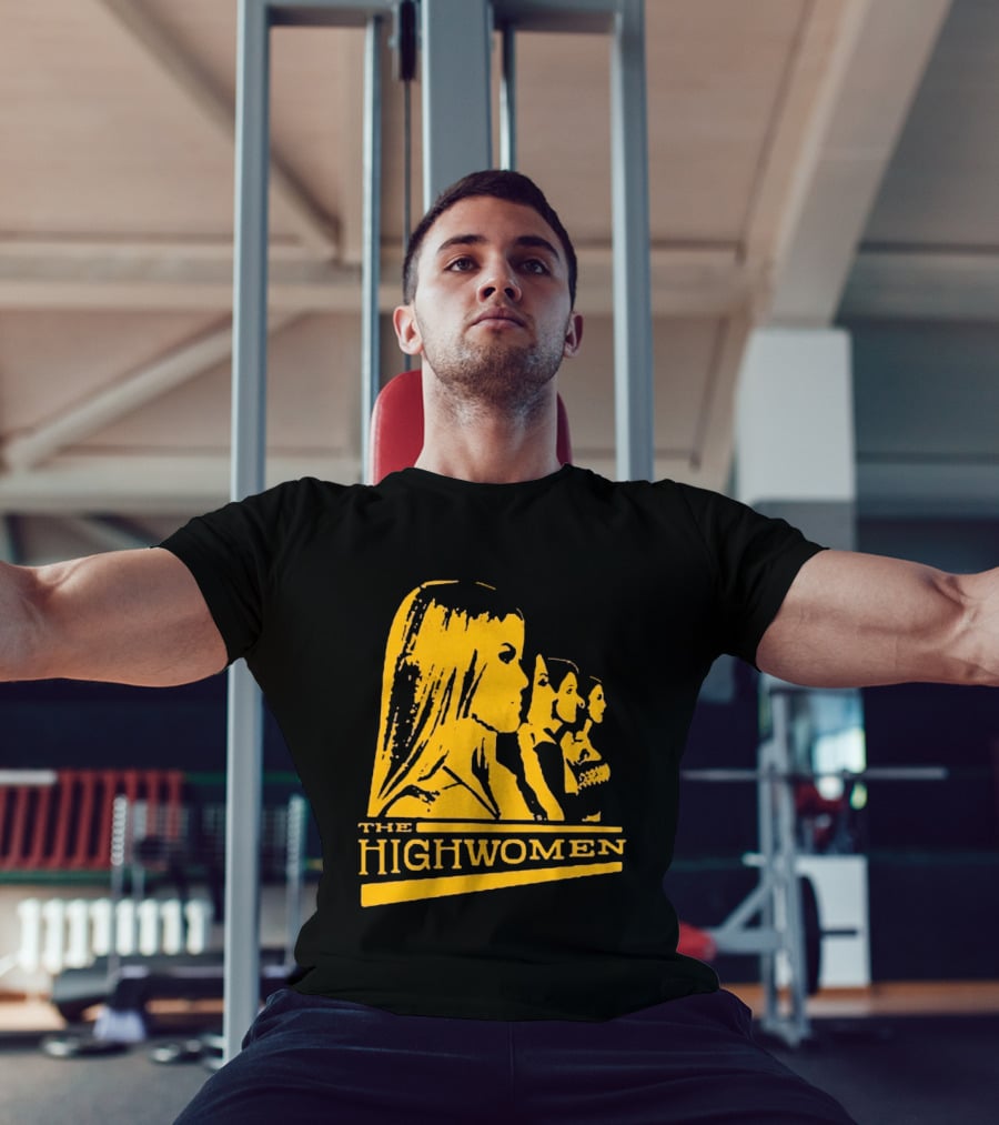 The Highwomen 2026 Group Profile Logo In Bold Yellow T-Shirt