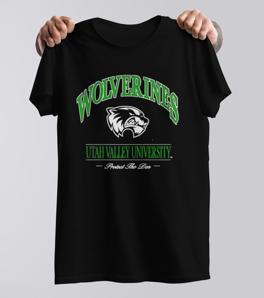 Utah Valley University Wolverines Protect The Den T-Shirt