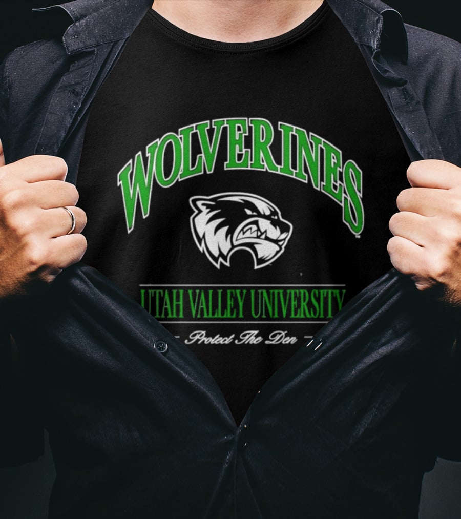 Utah Valley University Wolverines Protect The Den T-Shirt