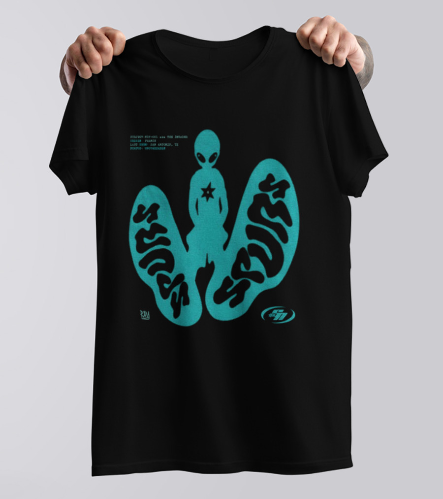 Alien Victor Wembanyama San Antonio Spurs Basketball UFO Subject Aka The Invader 2026 T-Shirt