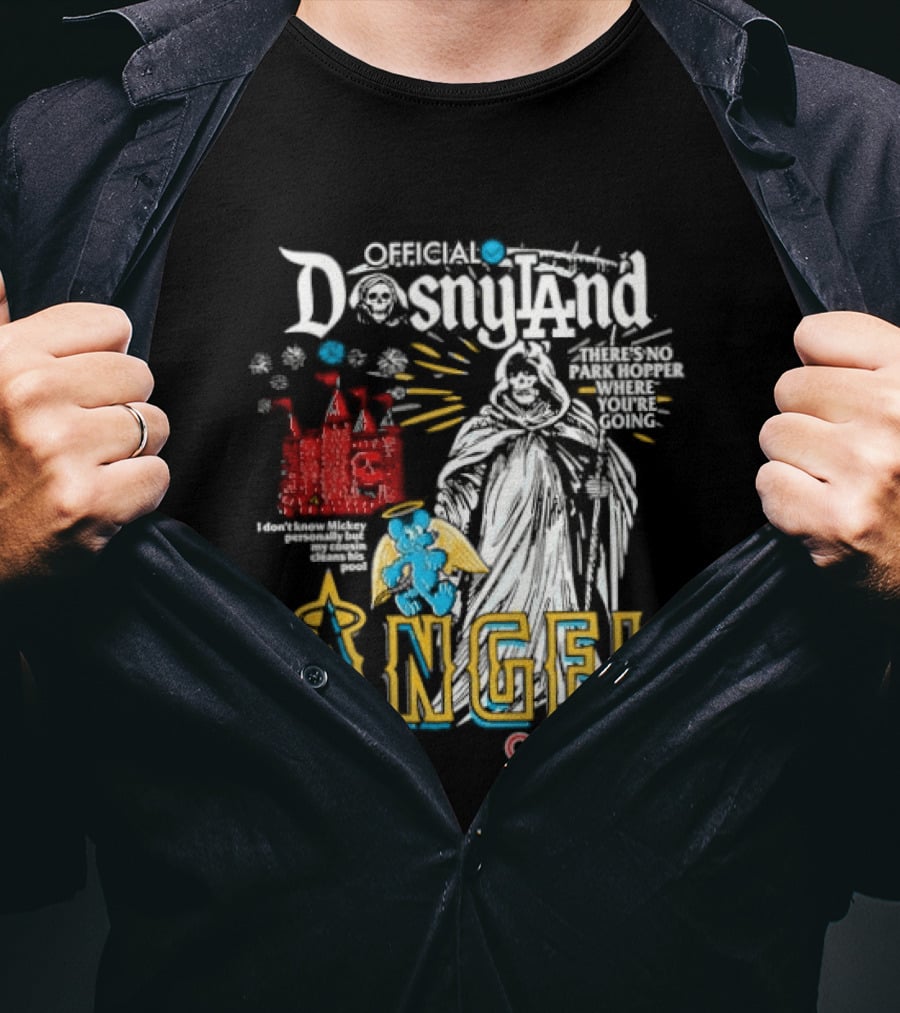 Angel Of Death Dosnyland Los Angeles No Park Hopper Going T-Shirt