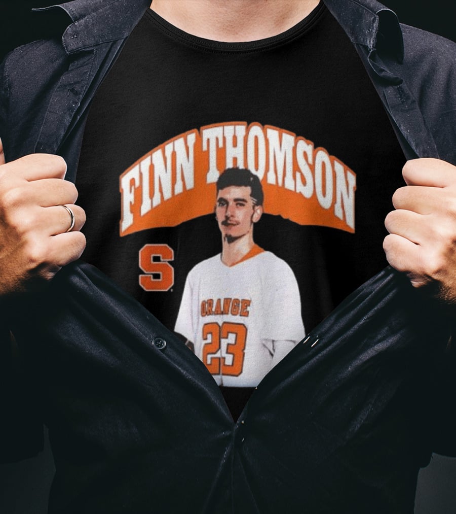 Syracuse Orange Lacrosse Finn Thomson Number 23 T-Shirt