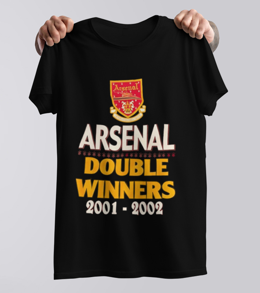Arsenal Double Winners 2001 2002 T-Shirt