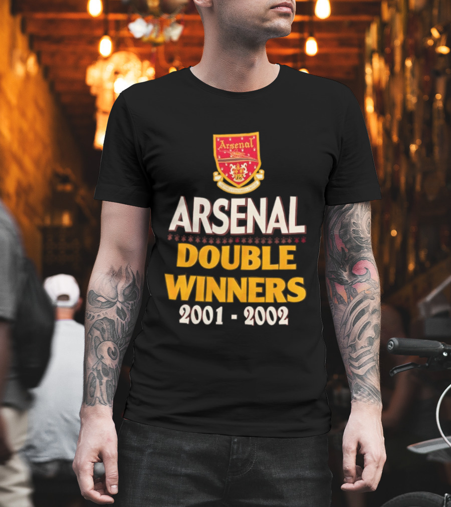 Arsenal Double Winners 2001 2002 T-Shirt