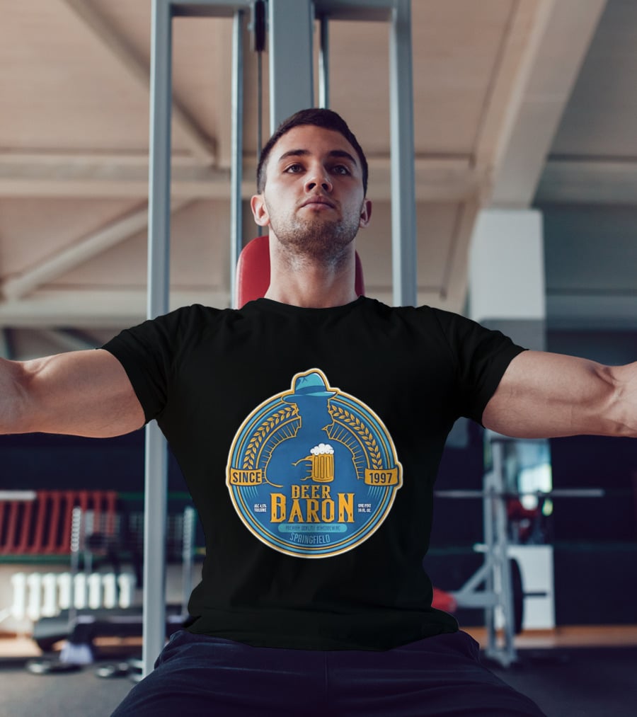 Beer Baron Since 1997 Premium Quality Homebrewing Springfield T-Shirt