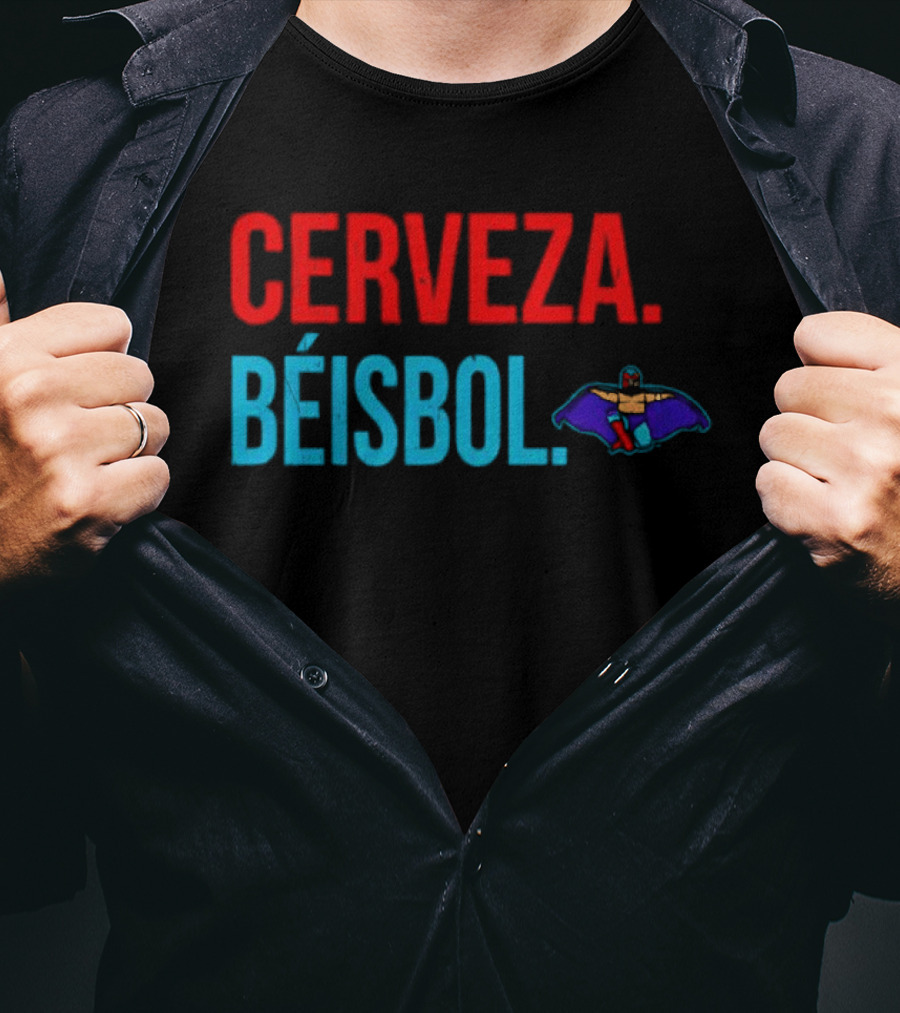 Cerveza Béisbol Luchador Fun And Fiesta T-Shirt