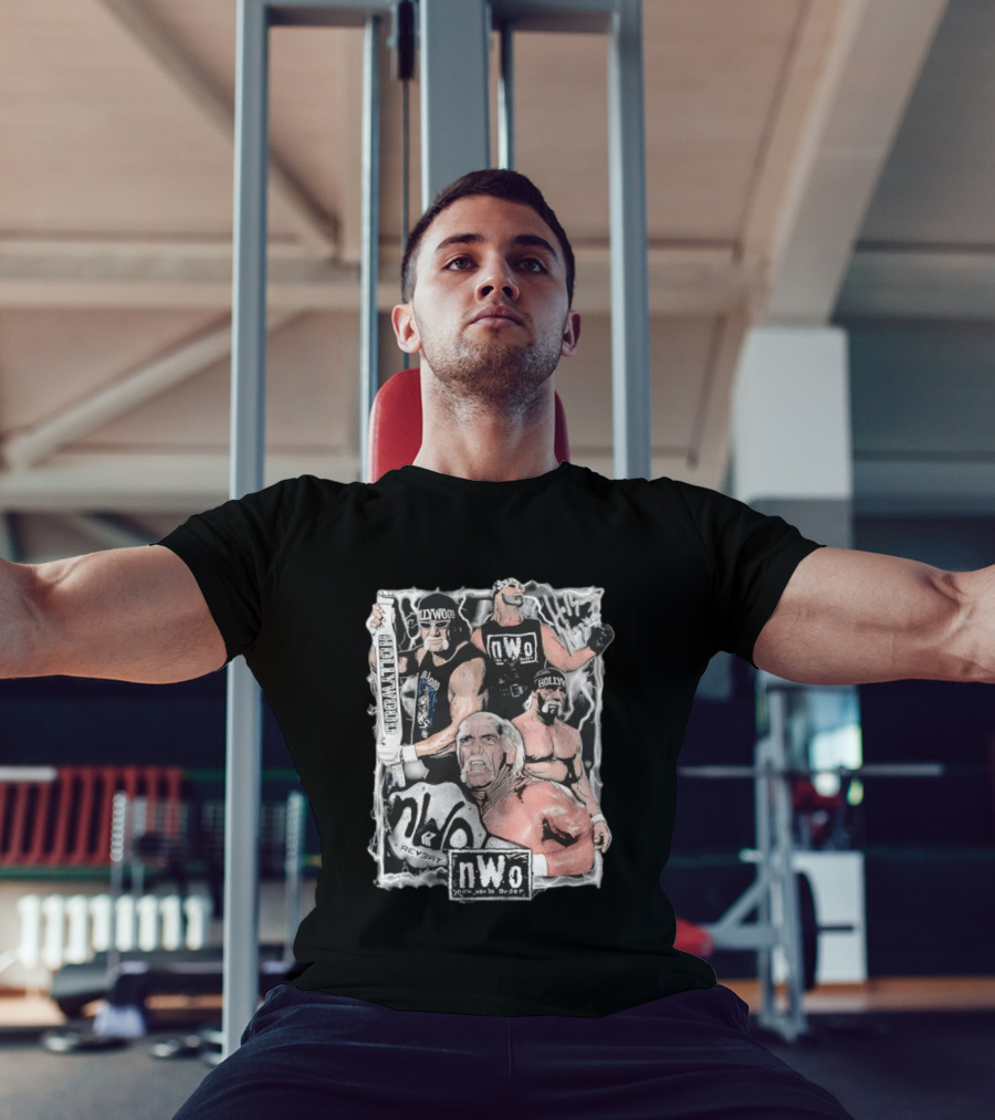 Hollywood Hulk Hogan Scott Hall Kevin Nash NWo New World Order Retro Wrestlers T-Shirt