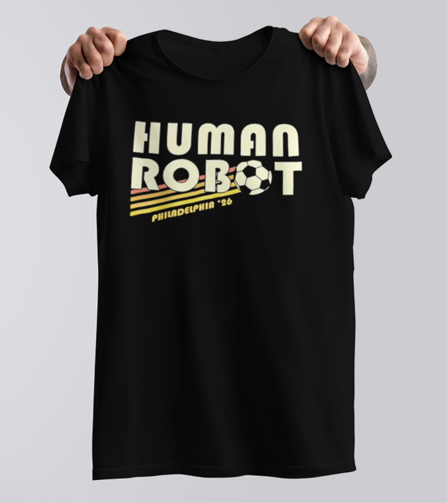 Human Robot Philadelphia 26 Soccer T-Shirt