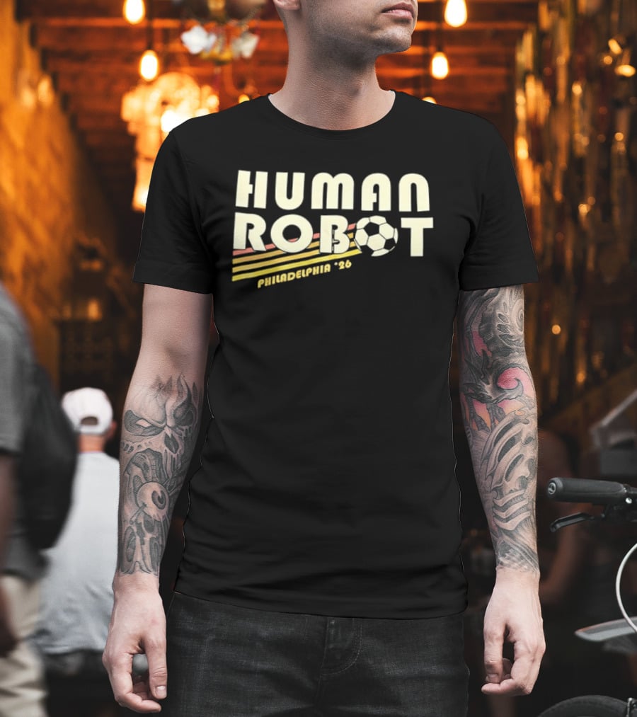 Human Robot Philadelphia 26 Soccer T-Shirt