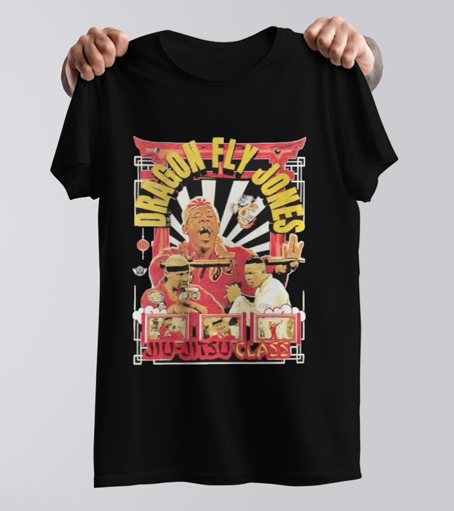 Dragon Fly Jones Jiu Jitsu Class Martial Arts Comedy 90s T-Shirt