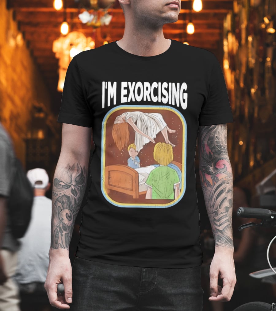 I'm Exorcising NJ Horror Paranormal Child Scene T-Shirt