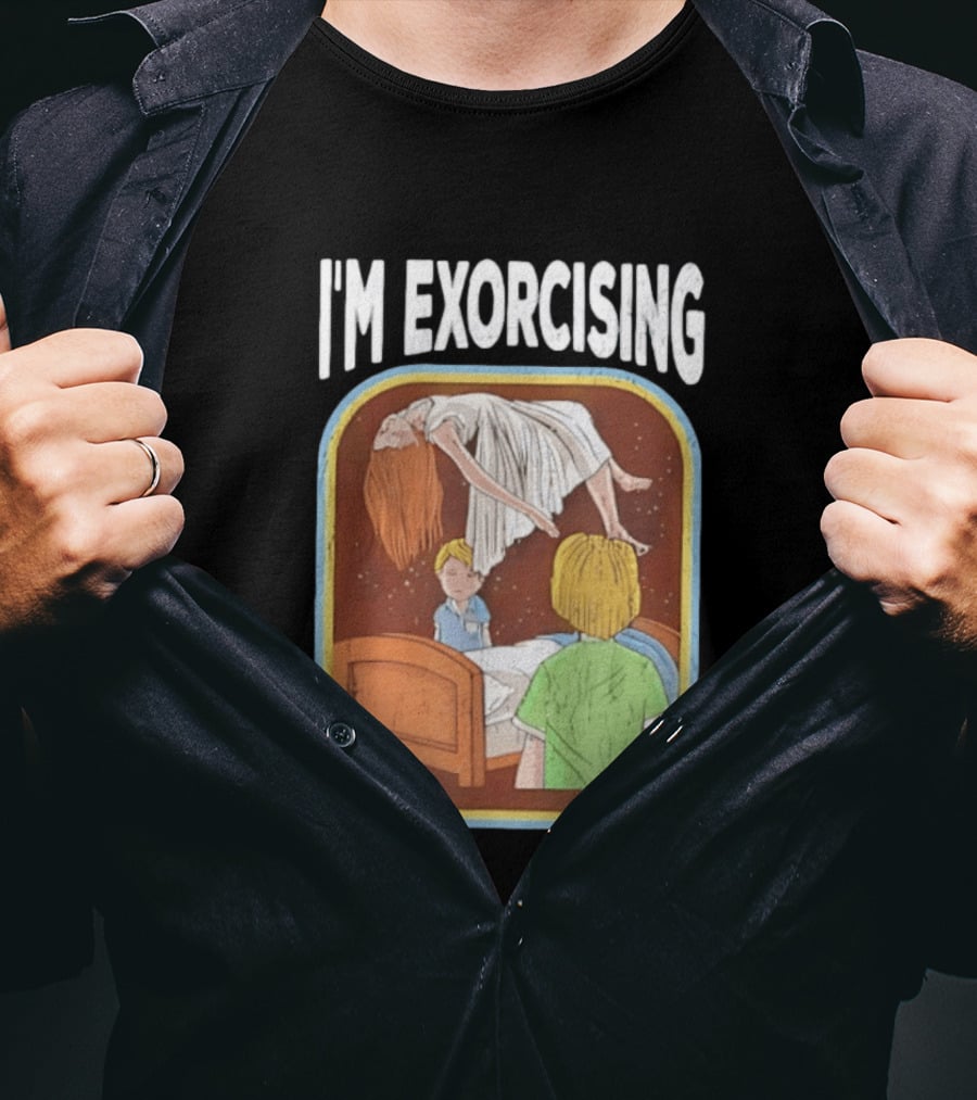 I'm Exorcising NJ Horror Paranormal Child Scene T-Shirt