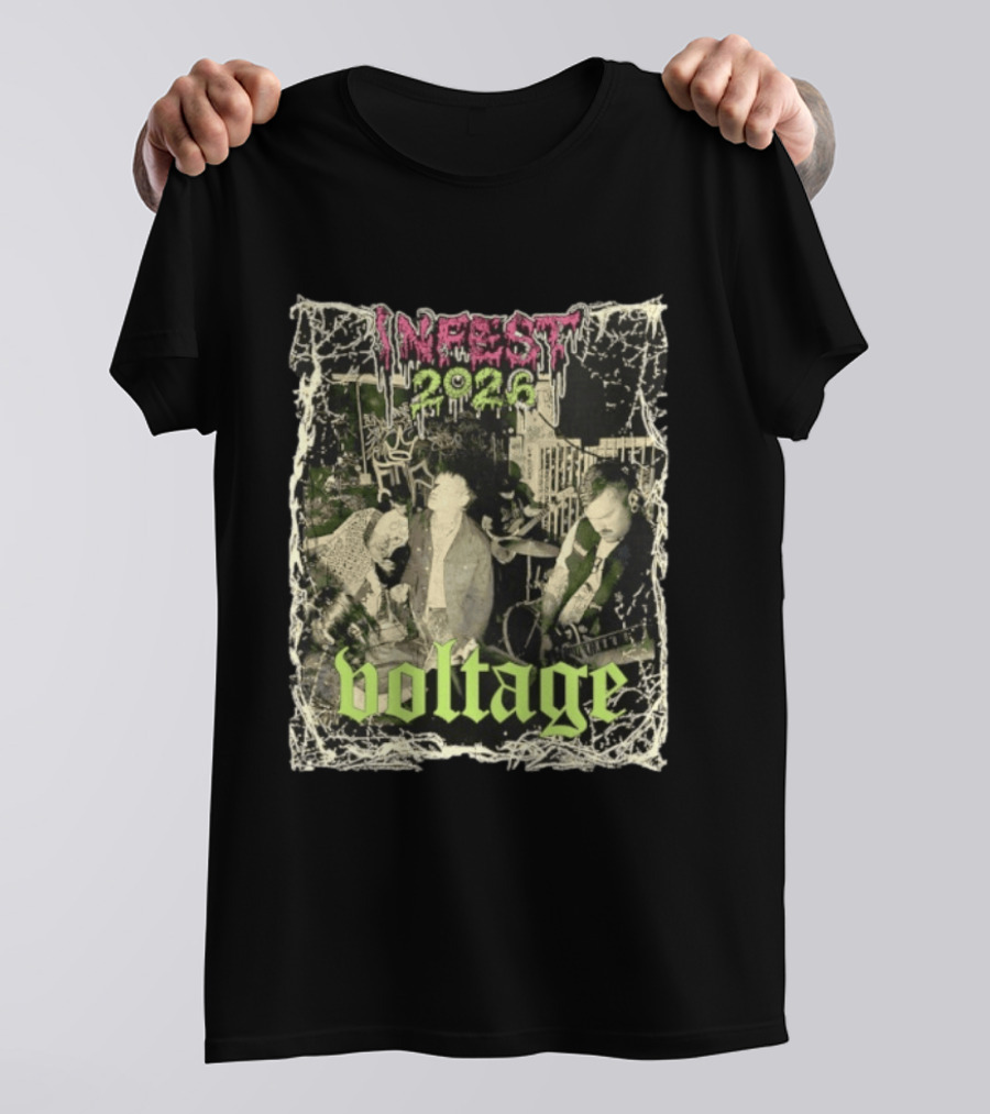 Infest 2026 Voltage From The Smoking Ruins Of Civilization T-Shirt
