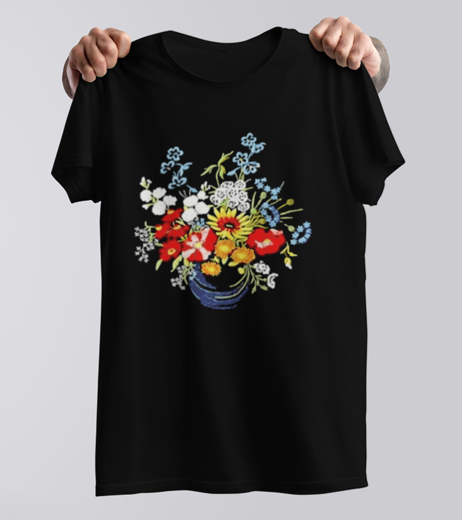 Paige Bueckers Embroidered Floral OKC T-Shirt