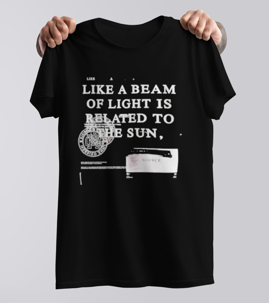 Kyrie Irving Like A Beam Of Light Is Related To The Sun Cosmic Court Vision T-Shirt