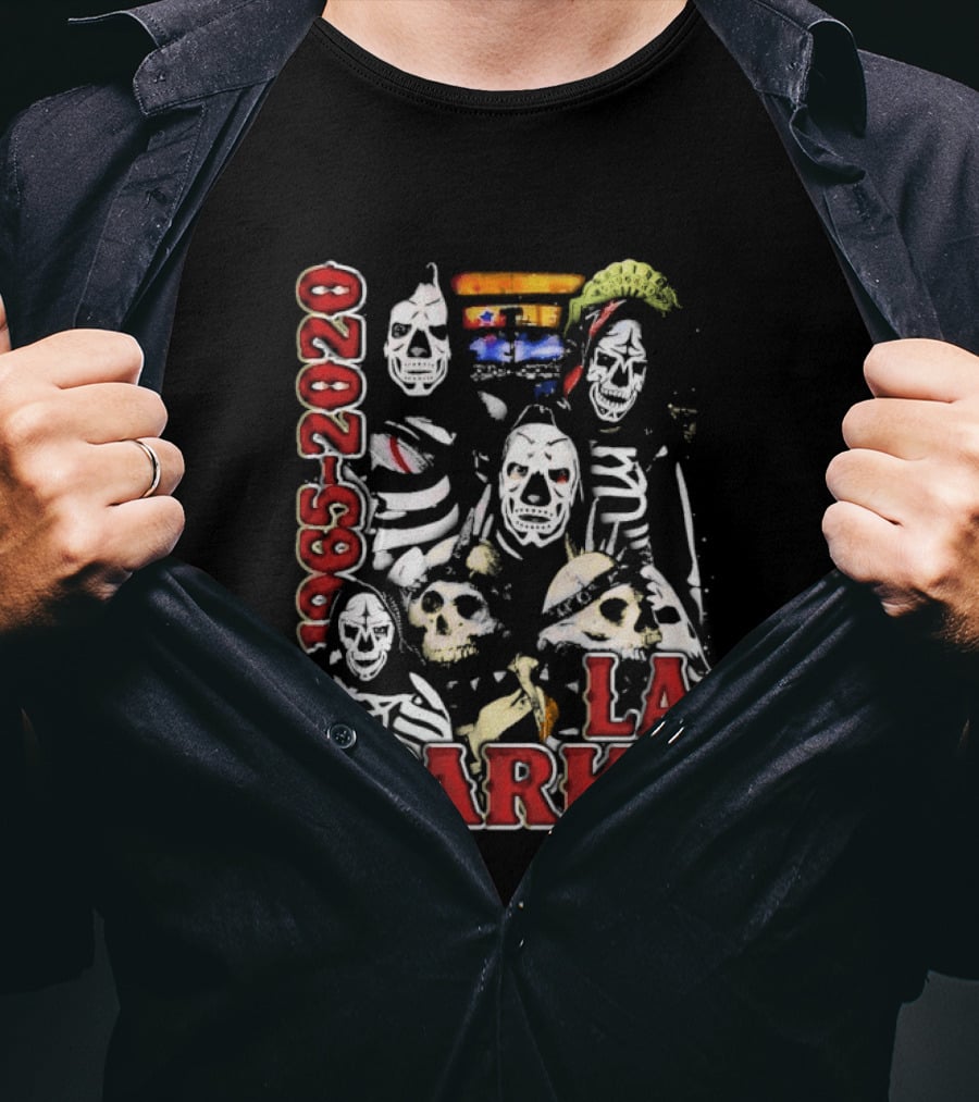 La Parka 1965 2020 Lucha Libre AAA Wrestling Skeleton Warriors T-Shirt