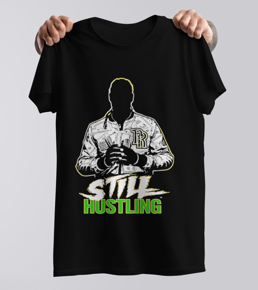 Still Hustling Wrestling LR Jacket T-Shirt