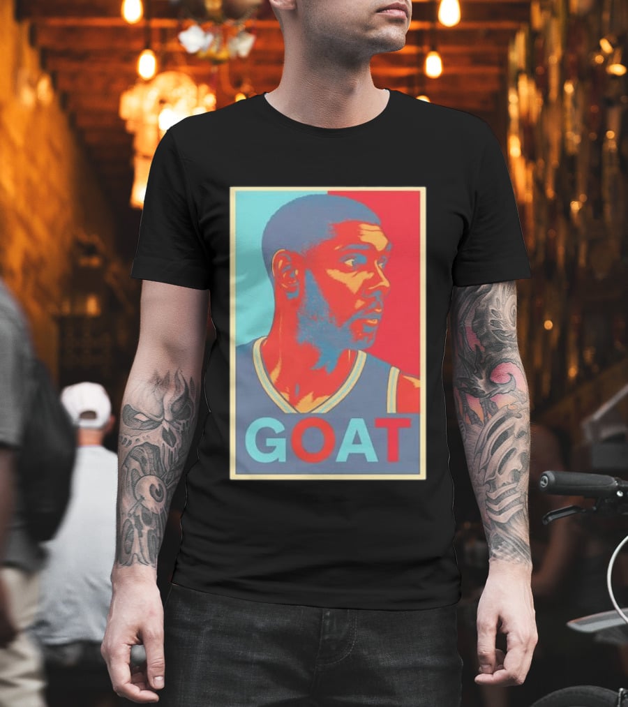 GOAT Tim Duncan San Antonio Spurs T-Shirt
