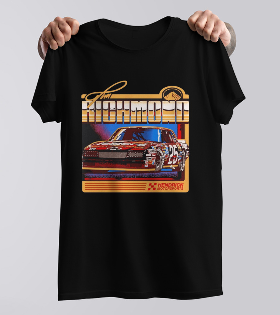 Tim Richmond 25 Chevrolet Hendrick Motorsports Racing NASCAR Folgers T-Shirt