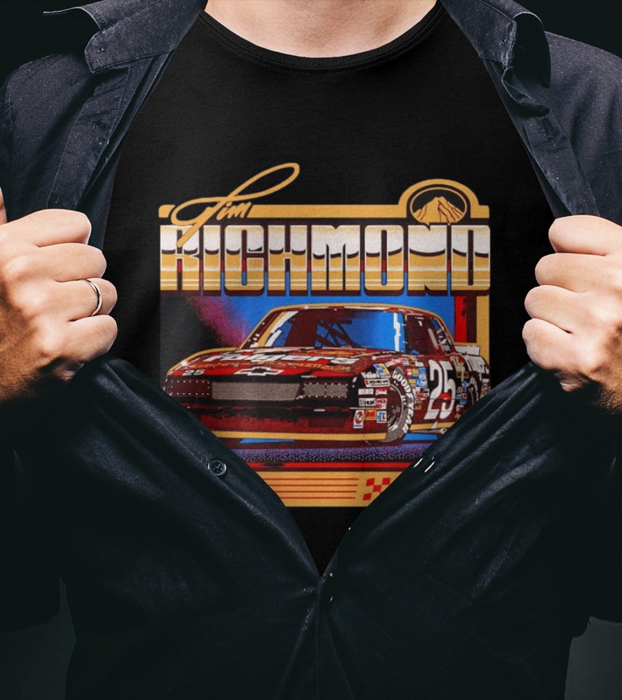 Tim Richmond 25 Chevrolet Hendrick Motorsports Racing NASCAR Folgers T-Shirt