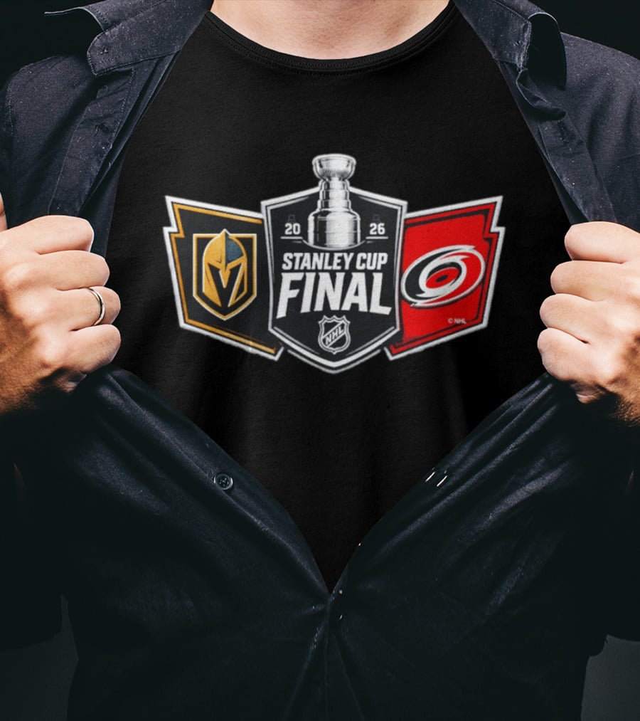 Stanley Cup Final 2026 Vegas Golden Knights Vs Carolina Hurricanes NHL T-Shirt