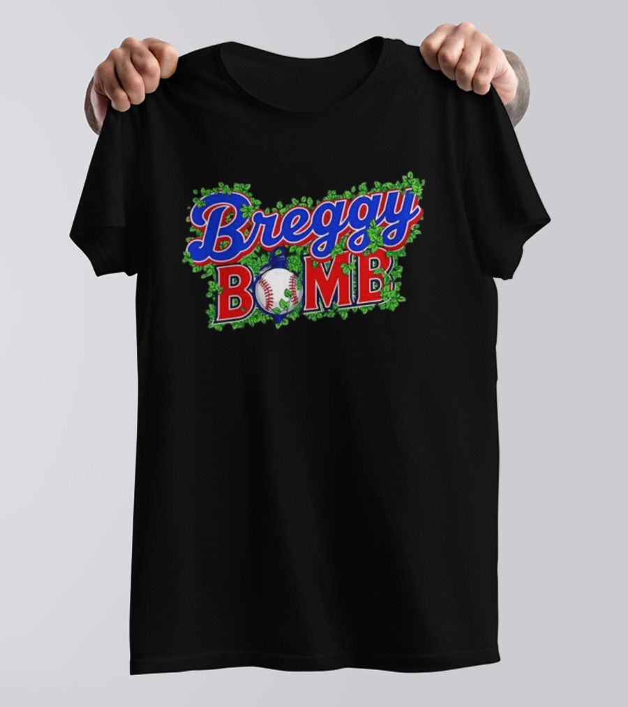 Breggy Bomb Baseball Alex Bregman Houston Astros MLB T-Shirt