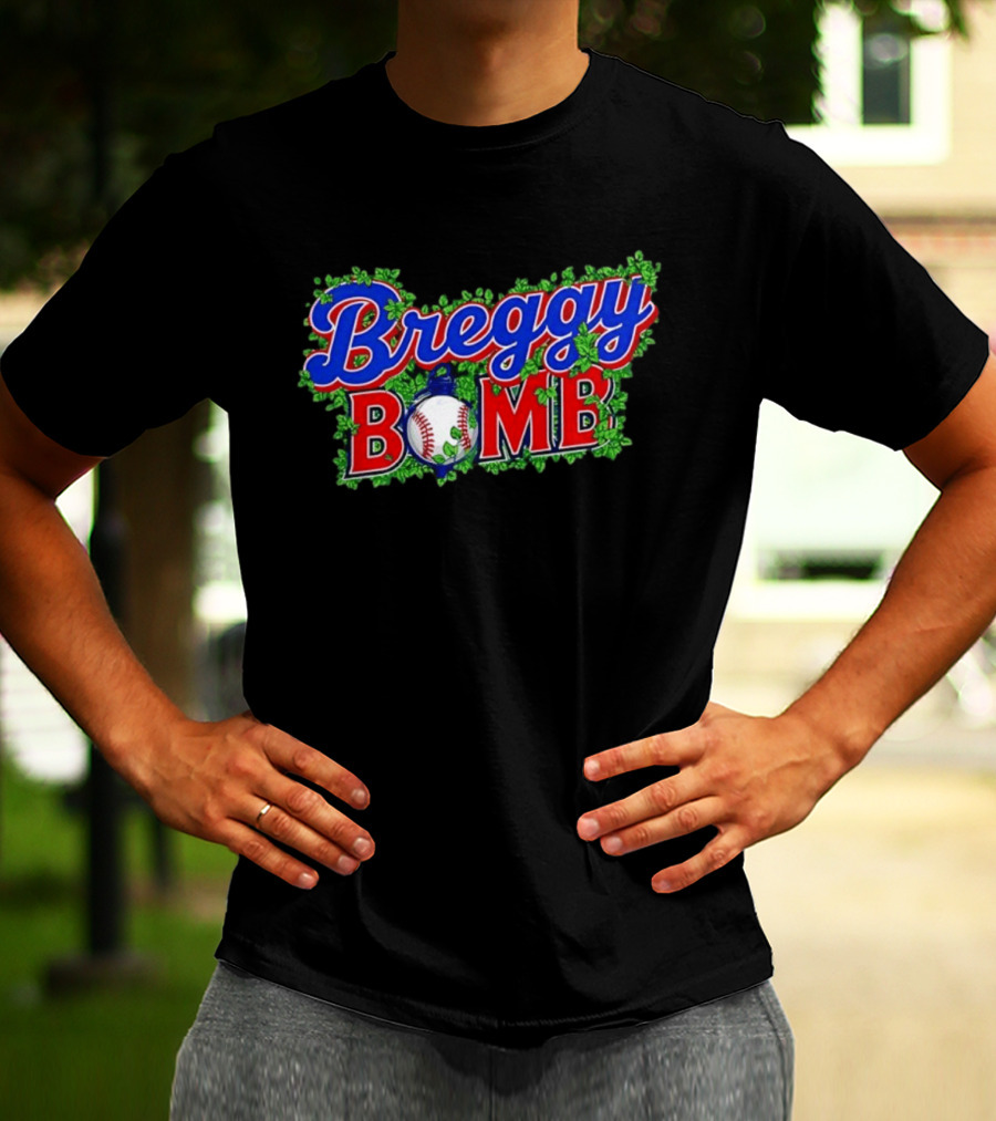 Breggy Bomb Baseball Alex Bregman Houston Astros MLB T-Shirt