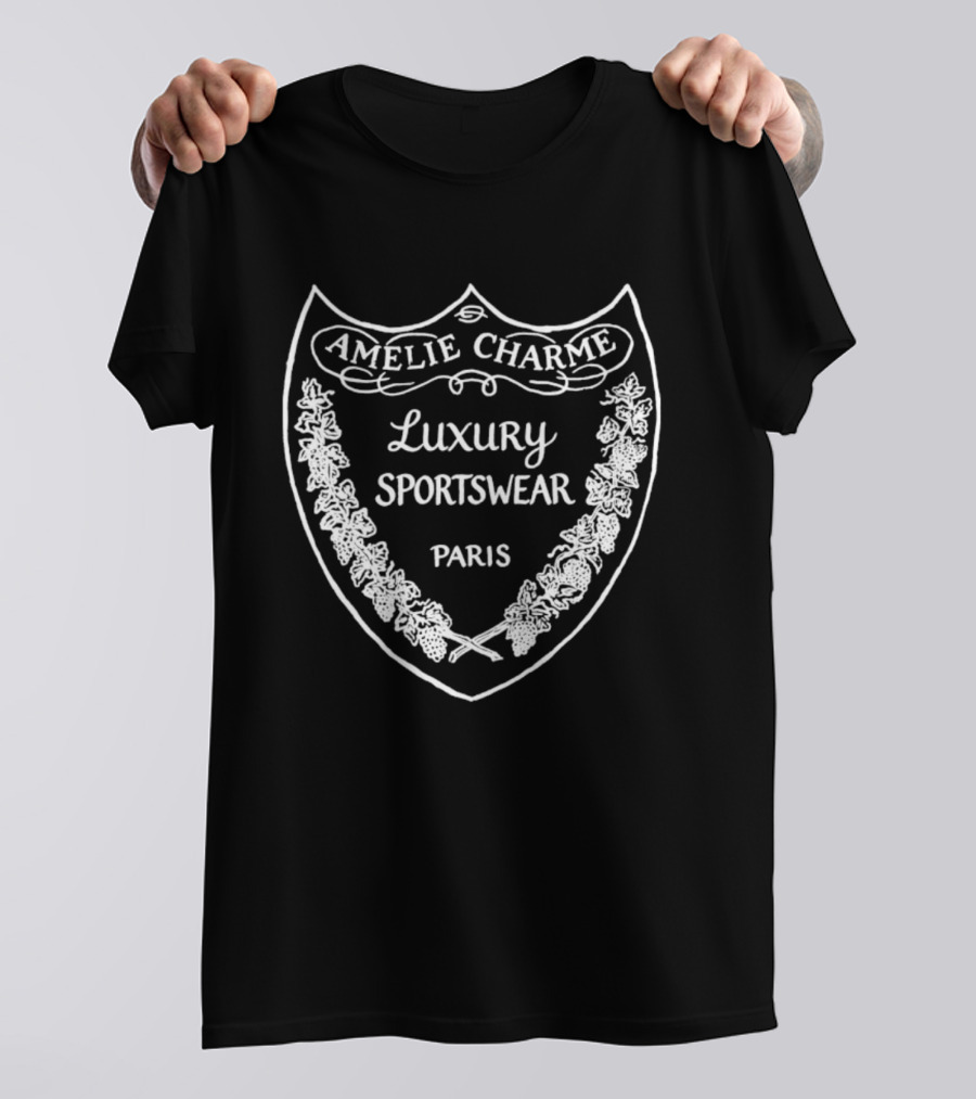 Amelie Charme Luxury Sportswear Paris Elegance T-Shirt