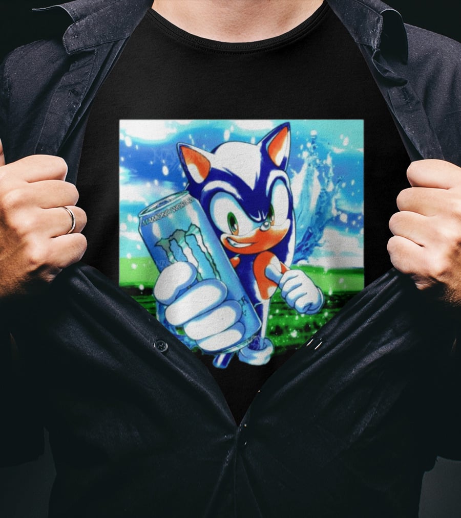 Mamono World Hedgehog Monster Energy T-Shirt